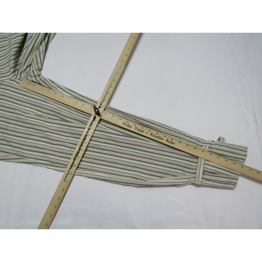 CAbi Striped Ankle Pants - Green and White - Picture 7 of 9